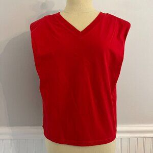 Aritzia (babaton) shoulder pad red tank top